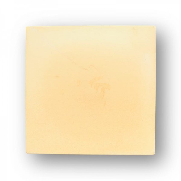 Tova de 39,5x39,5x2,5 cm aprox. Semi-manual amarilla